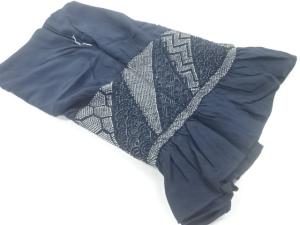 未使用品　正絹　絞り古典柄模様男物兵児帯